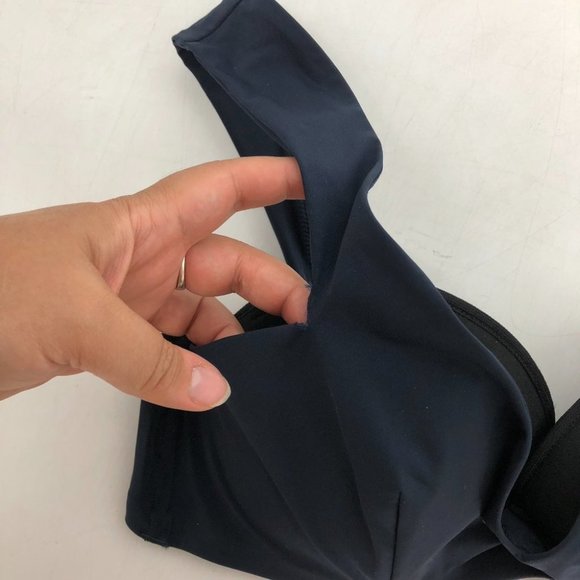 NWT Agent Provocateur Navy Pia Bikini Set size 6 and 36C liner still attached - Picture 11 of 16